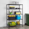 Hyper Tough Black Wire Shelf 5-Tier Heavy Duty 72"H x 48"W x 24"D, 4000lb Total Capacity EasyOptionXY LLC