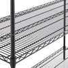 Hyper Tough Black Wire Shelf 4-Tier Heavy Duty 72"H x 60"W x 24"D, 4000lbs Total Capacity EasyOptionXY LLC