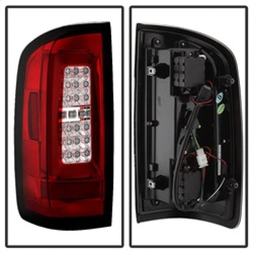 Spyder Chevy Colorado 2015-2017 Light Bar LED Tail Lights - Red Clear ALT-YD-CCO15-LED-RC OffRoadUSA.com