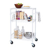 Hyper Tough Wire 3-Tier Storage Shelf Unit 36"H x 16"W x 30"D, 495lb Total Capacity, White EasyOptionXY LLC