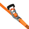 Hyper Tough 1'x14' Tie-Downs Ratchet 1,000lbs Work Load with 'S' Hooks 4 - Pack EasyOptionXY LLC