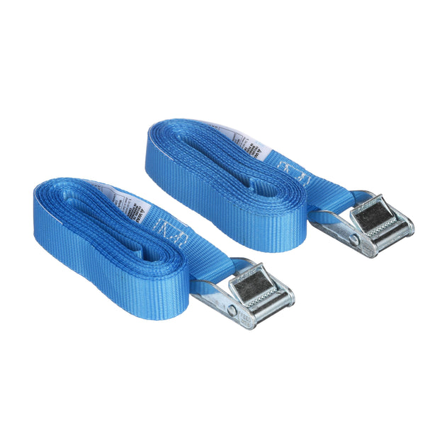Hyper Tough 13 ft x 1 in Cam Buckle Lashing Strap Tie Down, 200 lbs., 2 Pack EasyOptionXY LLC