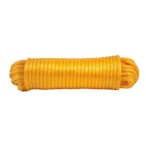 Hyper Tough Item MFP1675-2HT is a Solid Braid Polypropylene 1/2" Diameter x 75' Length Rope, Orange EasyOptionXY LLC