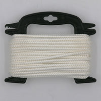 Hyper Tough 3/16 inch x 50 ft Diamond Braided Nylon Rope, White, 7 oz EasyOptionXY LLC