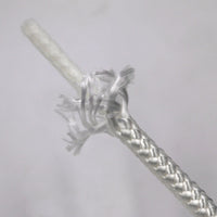 Hyper Tough 3/16 inch x 50 ft Diamond Braided Nylon Rope, White, 7 oz EasyOptionXY LLC