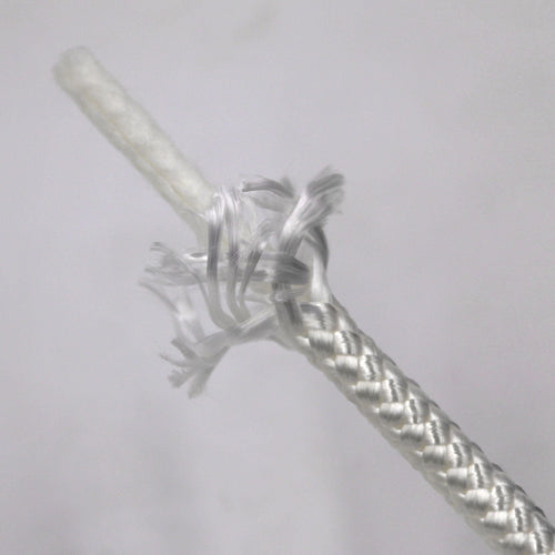 Hyper Tough 3/16 inch x 50 ft Diamond Braided Nylon Rope, White, 7 oz EasyOptionXY LLC