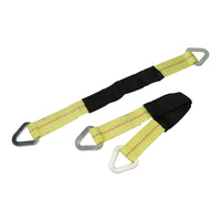 Hyper Tough Brand 2'x24' Axle Strap 3333lbs Work Load with D Ring 2 - Pack EasyOptionXY LLC