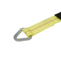 Hyper Tough Brand 2'x24' Axle Strap 3333lbs Work Load with D Ring 2 - Pack EasyOptionXY LLC