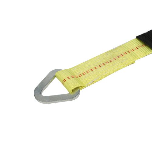 Hyper Tough Brand 2'x24' Axle Strap 3333lbs Work Load with D Ring 2 - Pack EasyOptionXY LLC