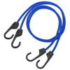Hyper Tough 2 Pack, 36" Standard Bungee Cords Set, Rubber, Blue, 0.37 oz EasyOptionXY LLC