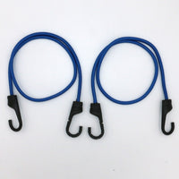 Hyper Tough 2 Pack, 36" Standard Bungee Cords Set, Rubber, Blue, 0.37 oz EasyOptionXY LLC