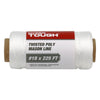 Hyper Tough 225 feet Twisted Polypropylene Mason Line Rope, White EasyOptionXY LLC
