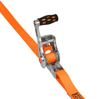 Hyper Tough Brand 1'x14' Aluminium Tie-Downs Ratchet 1,000lbs Work Load with "S" Hooks and Soft Loop 4- Pack EasyOptionXY LLC