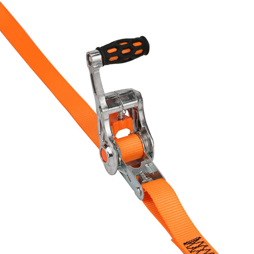 Hyper Tough Brand 1'x14' Aluminium Tie-Downs Ratchet 1,000lbs Work Load with "S" Hooks and Soft Loop 4- Pack EasyOptionXY LLC