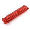 Hyper Tough 3/8 inch x 100 ft, Diamond Braided Polypropylene Rope, Red EasyOptionXY LLC