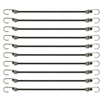 Hyper Tough 20 Pack, 10 inch Mini Bungee Cord Set in Plastic Jar EasyOptionXY LLC