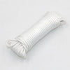 Hyper Tough Diamond Braided Polyester Clothes Line, 3/16 inch x 50 feet, White EasyOptionXY LLC