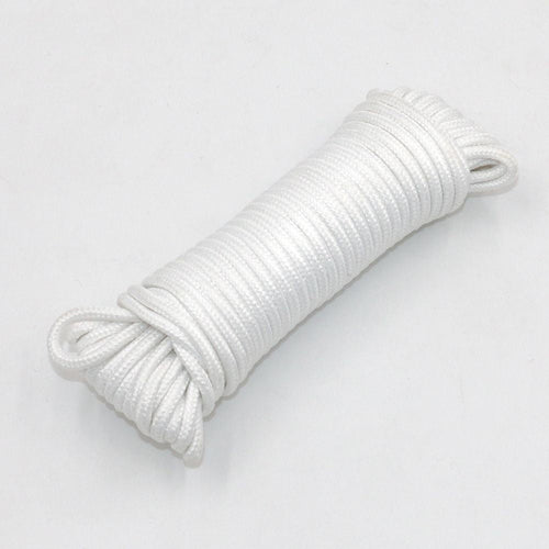 Hyper Tough Diamond Braided Polyester Clothes Line, 3/16 inch x 50 feet, White EasyOptionXY LLC