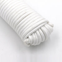 Hyper Tough Diamond Braided Polyester Clothes Line, 3/16 inch x 50 feet, White EasyOptionXY LLC
