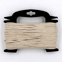 Hyper Tough 3/16 inch Diamond Braided Cotton Clothes Line, 100 feet, Beige, 12.5 oz EasyOptionXY LLC