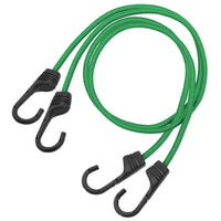 Hyper Tough 2 Pack 48 " Standard Bungee Cords, Rubber, Green Color EasyOptionXY LLC