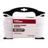 Hyper Tough, Item ND6100-HT, Nylon Blend Diamond Braid Rope, White, 3/16" x 100', 1 Each EasyOptionXY LLC