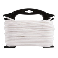 Hyper Tough, Item ND6100-HT, Nylon Blend Diamond Braid Rope, White, 3/16" x 100', 1 Each EasyOptionXY LLC