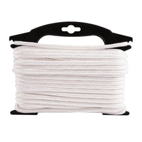 Hyper Tough Item ND850-HT, Nylon Blend Diamond Braid Rope, White, 1/4" x 50', 1 Each EasyOptionXY LLC
