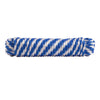 Hyper Tough Item# BWSBP850W-P-HT, Polypropylene Solid Braid Rope, Blue and White, 3/8" x 50', 1 Each EasyOptionXY LLC