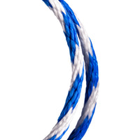 Hyper Tough Item# BWSBP850W-P-HT, Polypropylene Solid Braid Rope, Blue and White, 3/8" x 50', 1 Each EasyOptionXY LLC