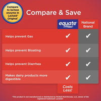 Equate Dairy Relief Chewable Tablet Dietary Supplement; Vanilla Flavor; 120 Count EasyOptionXY LLC