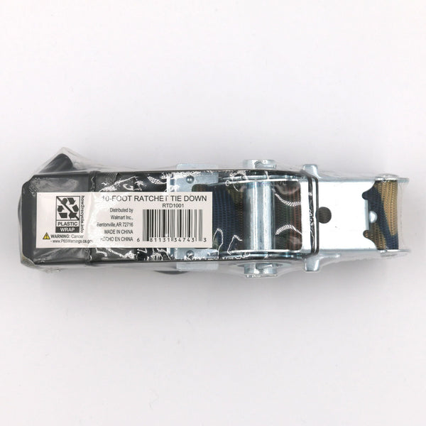 Hyper Tough Steel 10 feet Ratchet Tie Down, 300 lbs, Pickup EasyOptionXY LLC