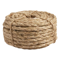 Hyper Tough Item# 8025L-4HT, Sisal Twisted 3/8" x 50' Natural Color Fiber Rope. 1 Each EasyOptionXY LLC