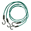 Hyper Tough 2 Pack, 48 inch Flat Bungee Cords, Rubber, Green, 0.45 oz EasyOptionXY LLC