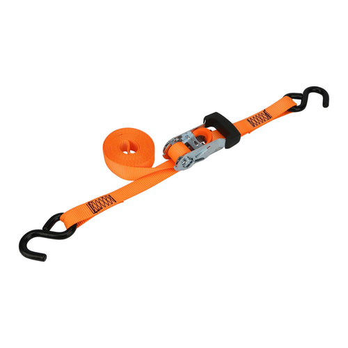 Hyper Tough Brand 1'x14' Tie-Downs Ratchet 1000lbs Work Load with "S" Hooks 2 - Pack EasyOptionXY LLC