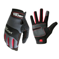 Hyper Tough High Dexterity General Purpose Work Glove, Mesh, Synthetic Leather Palm, Men's Medium EasyOptionXY LLC