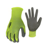Hyper Tough Hi-Visibility Glove, Polyester Coating, Neon Green, Size Extra-Large, 3 Pairs EasyOptionXY LLC