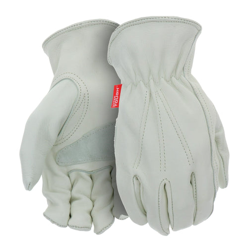 Hyper Tough Premium Icicle Leather Driver Men's Large Gloves, 1 Pair EasyOptionXY LLC