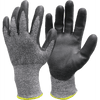 Hyper Tough HPPE ANSI A4 Anti Cut PU Coated Work Gloves, Full Fingers, Men's Medium Size EasyOptionXY LLC