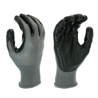 Hyper Tough Nitrile Dipped Safety Work Gloves, 3 Pair, Mechanics Work Gloves, Size Large, Black EasyOptionXY LLC