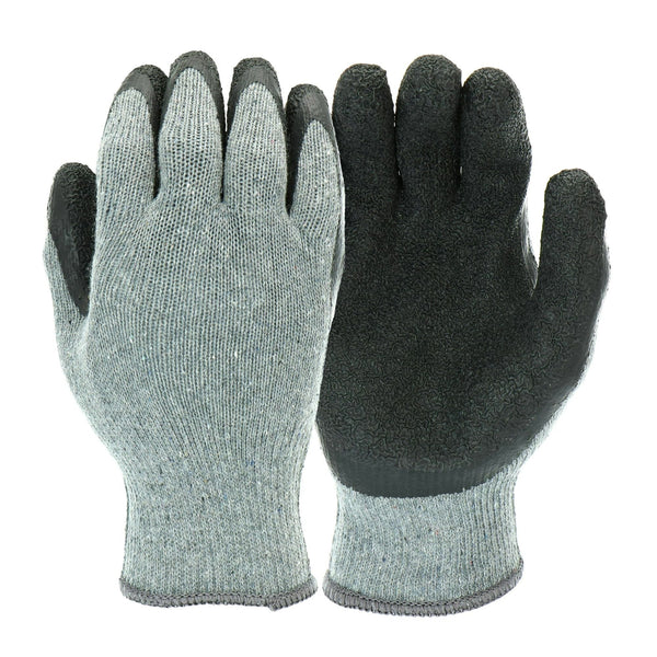 Hyper Tough Knit Latex-Coated Glove, 1 Pair, Large EasyOptionXY LLC