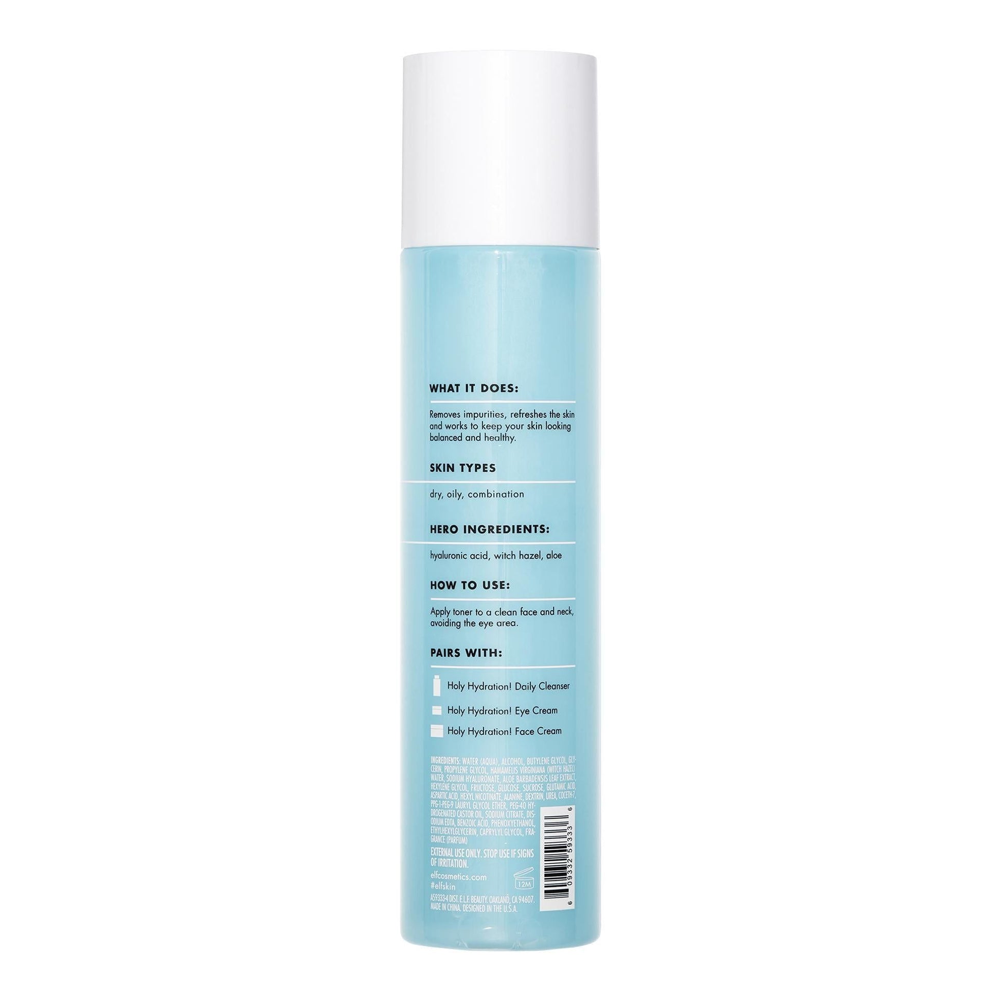 e.l.f. SKIN Holy Hydration! Keep Your Balance Toner, 5 fl oz EasyOptionXY LLC