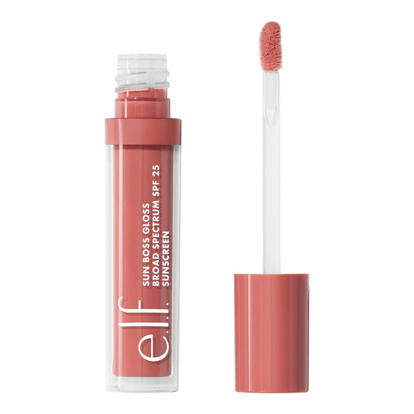 e.l.f. Sun Boss Gloss SPF 25, Pink-Me Girl, 0.13 fl oz EasyOptionXY LLC
