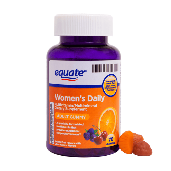 Equate Once Daily Women's Multivitamin Gummies; 70 Count EasyOptionXY LLC