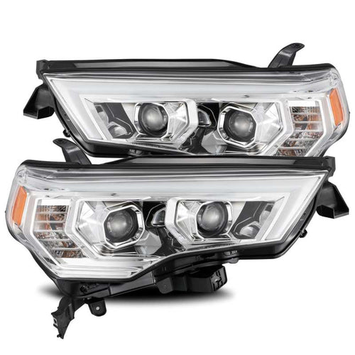 AlphaRex 14-20 Toyota 4Runner PRO-Series Halogen Projector Headlights Chrome OffRoadUSA.com