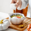 Cute Bowl, Pumpkin Ceramic Bowl with Lid, Microwave & Dishwasher Safe Dessert or Soup Bowl with Handle, Decor Dinnerware for Thanksgiving Halloween Christmas EasyOptionXY LLC