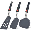 Silicone Spatula Turner Set of 3, 600¡ãF Heat Resistant Cooking Spatulas for Nonstick Cookware, Large Flexible Kitchen Utensils BPA Free Rubber Spatula Set for Egg, Pancake, Fish, Burger EasyOptionXY LLC