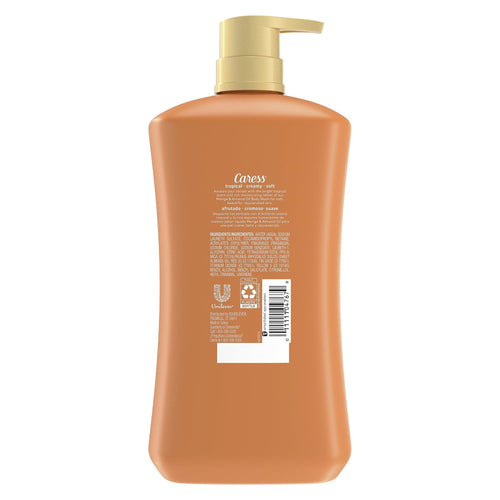 Caress Body Wash for Women, Mango & Almond Oil Shower Gel for Dry Skin 30 fl oz EasyOptionXY LLC