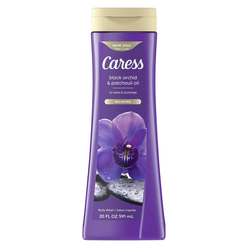 Caress Body Wash for Women, Black Orchid & Patchouli Oil Shower Gel for Dry Skin 20 fl oz EasyOptionXY LLC