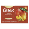 Caress Bar Soap for Women, Mango & Almond Oil for All Skin 3.75 oz 4 Body Bath Bars EasyOptionXY LLC